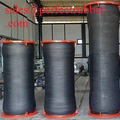 Fly ash rubber hose